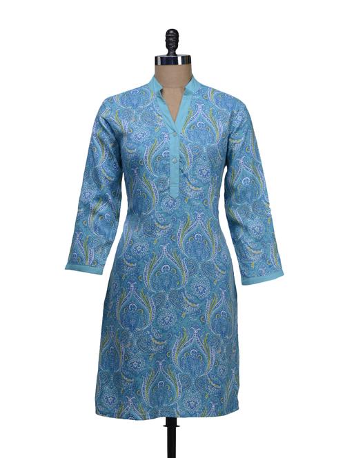 ethnic printed kurta - 48668 - Very Small Image - 1