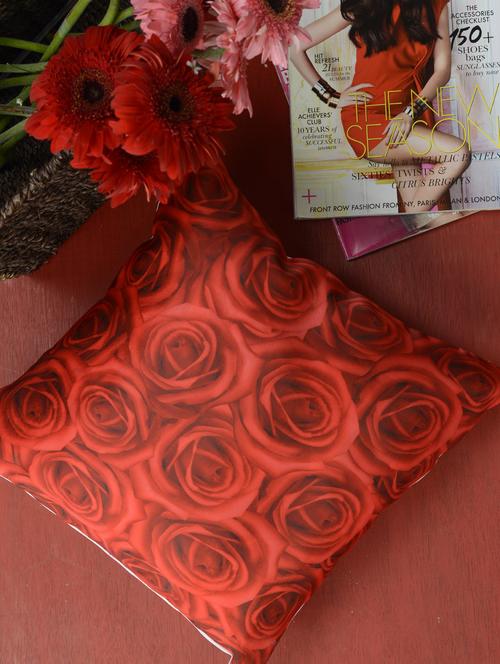 red roses cushion cover - 49437 - Very Small Image - 1
