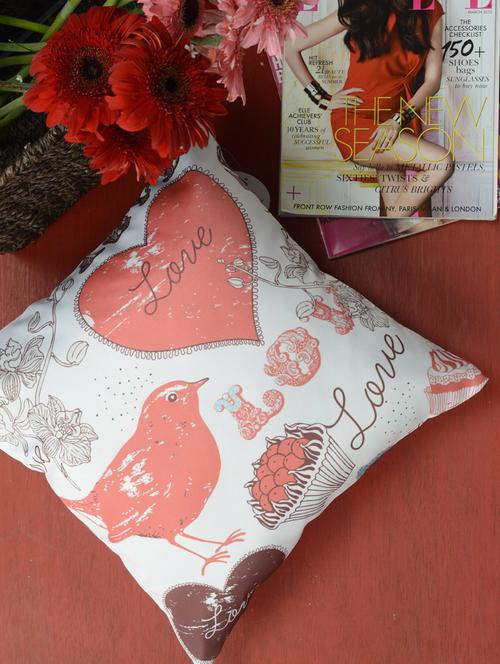 love print digital cushion cover - 49439 - Very Small Image - 1