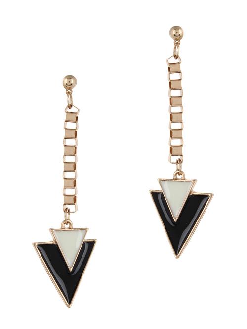 triangular drop earrings - 49701 - Very Small Image - 1