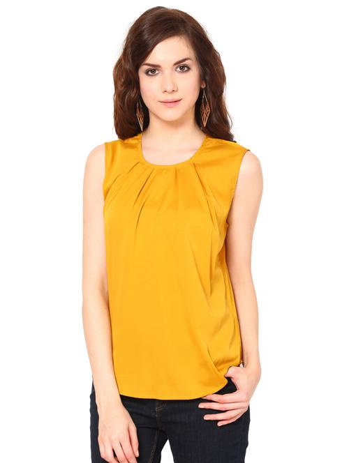 key hole back pleat detail top - 55408 - Very Small Image - 1