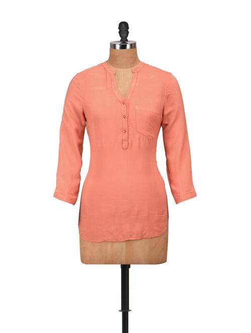 elegant peach top - 55420 - Very Small Image - 1