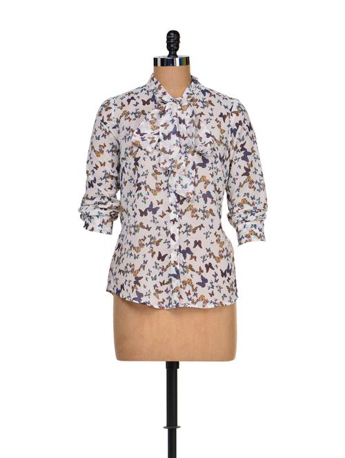 butterfly flutter chic top - 58907 - Very Small Image - 1