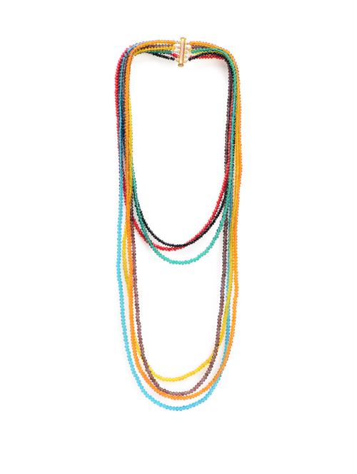 riot of colours multistrand necklace - 6132 - Very Small Image - 1