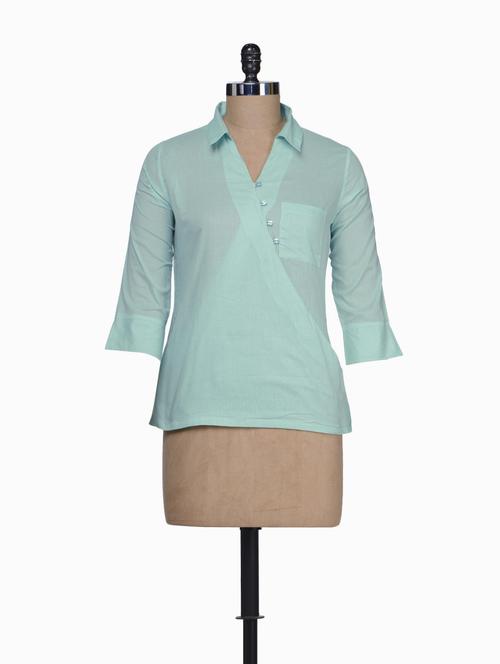 sky blue crosspanel top - 61609 - Very Small Image - 1
