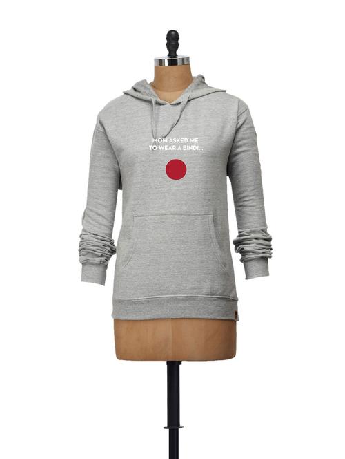 women's chest print sweatshirt - 62452 - Very Small Image - 1
