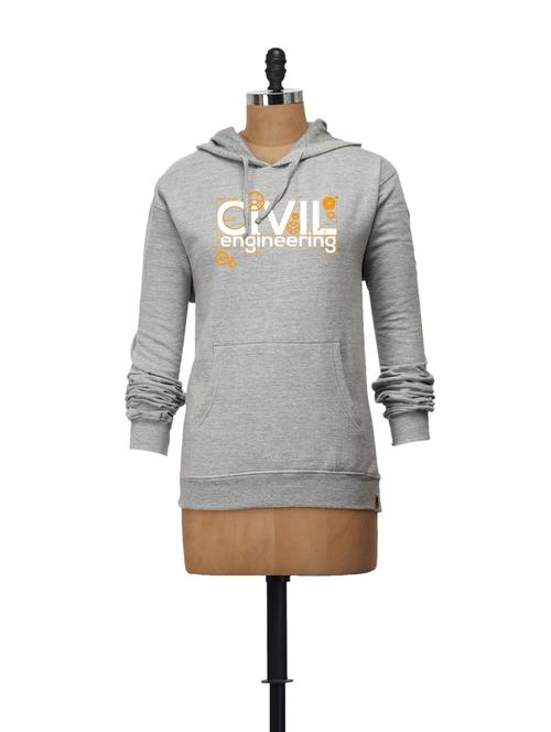 women's chest print sweatshirt - 62463 - Very Small Image - 1