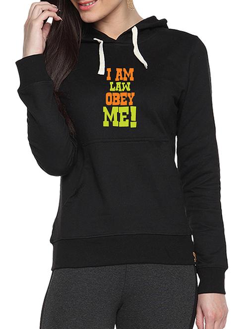 women's chest print sweatshirt - 62486 - Very Small Image - 1