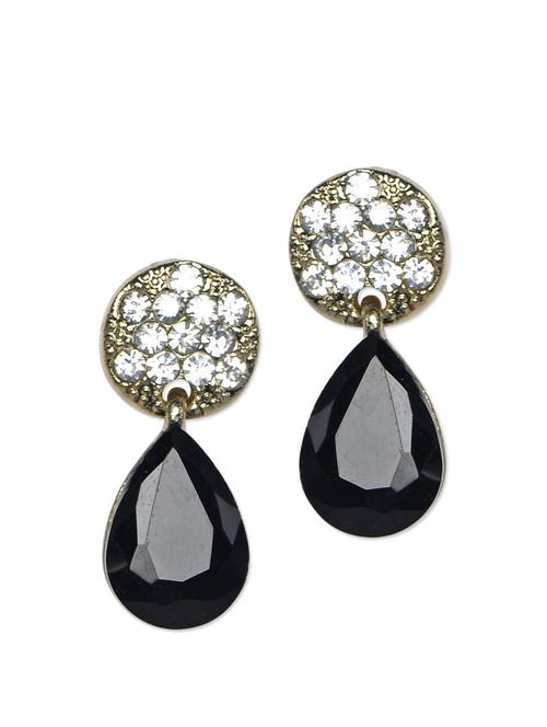 stylish black earrings - 64524 - Very Small Image - 1
