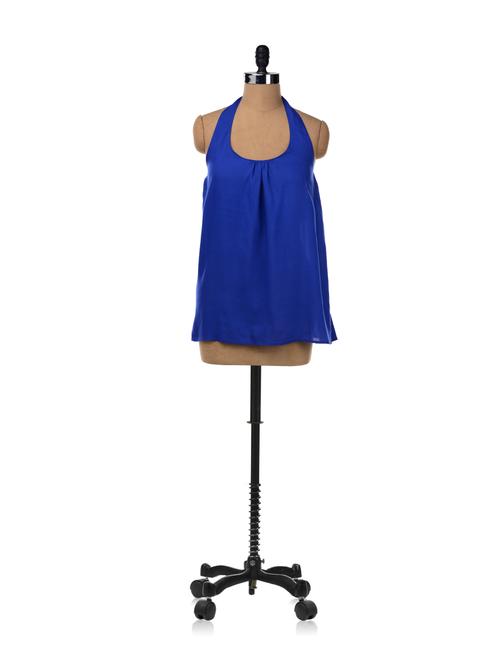 halter neck trapeze top - 6837 - Very Small Image - 1