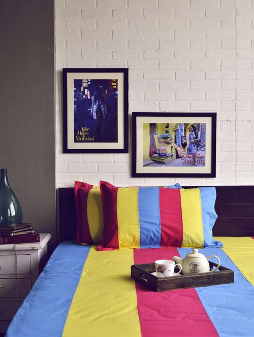 rainbow striped bedsheet - 69538 - Very Small Image - 1