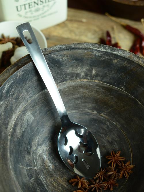 slotted basting spoon - 6976 - Very Small Image - 1