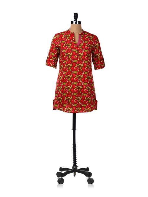vibrant day short kurta - 7062 - Very Small Image - 1