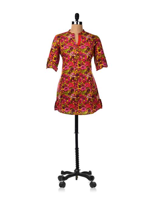 vibrant day short kurta - 7063 - Very Small Image - 1