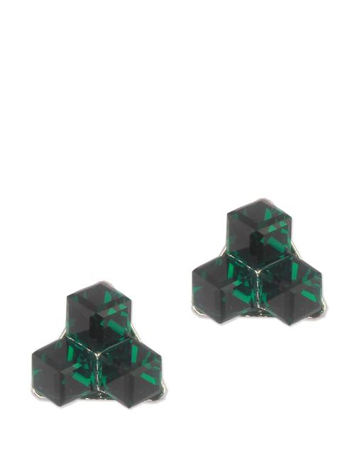 Cube Stones Stud Earrings - 71035 - Very Small Image - 1