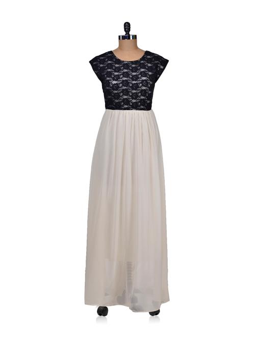 black and white long dress - 72426 - Very Small Image - 1