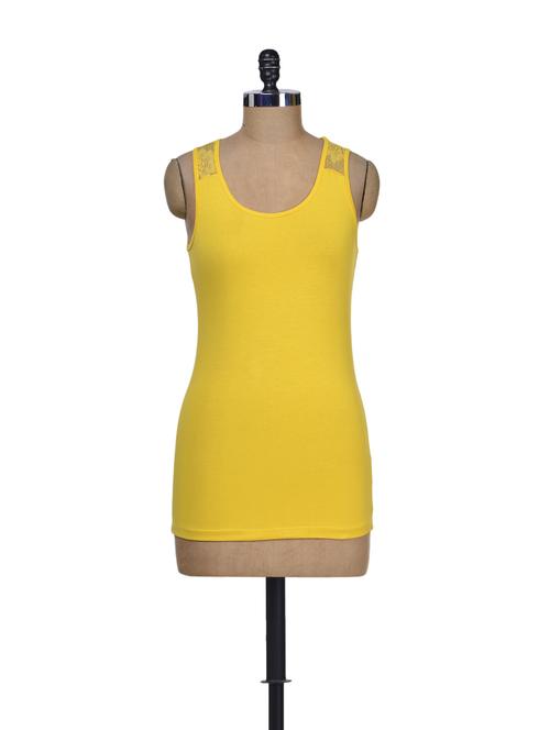 bight yellow stretch dress - 72452 - Very Small Image - 1