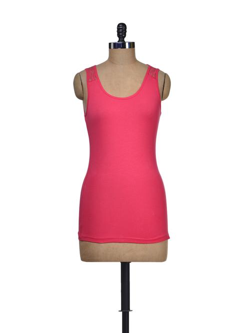 electric red stretch dress - 72454 - Very Small Image - 1