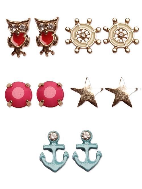 colourful and stylish earrings - 75010 - Very Small Image - 1