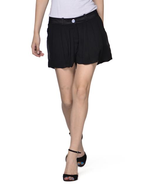 black frilled shorts - 75765 - Very Small Image - 1