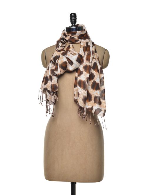 animal print scarf - 77494 - Very Small Image - 1