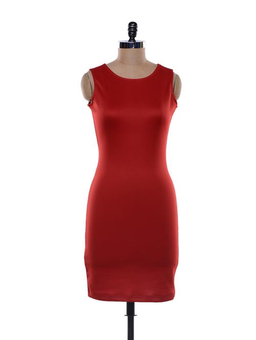 red rouge sleeveless dress - 79464 - Very Small Image - 1