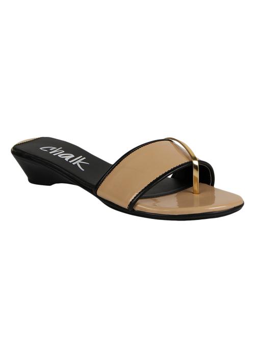 beige and black sandals - 80013 - Very Small Image - 1