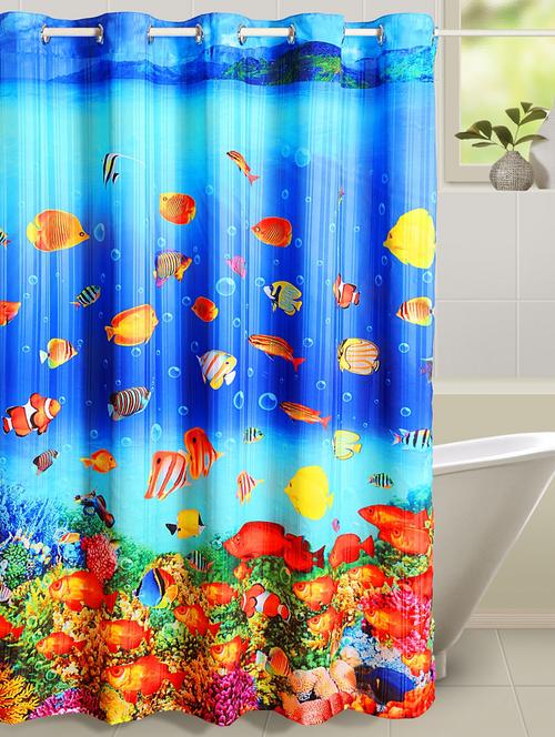 multi underwater print curtain set - 82314 - Very Small Image - 1