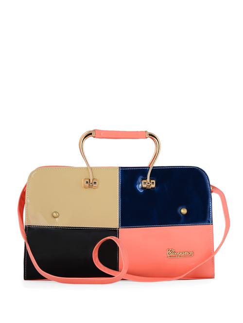glossy peach handbag - 83962 - Very Small Image - 1