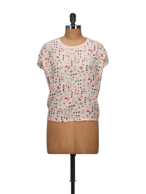 delicate print top - 848435 - Very Small Image - 1