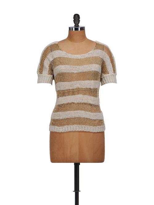 beige knit top - 848455 - Very Small Image - 1