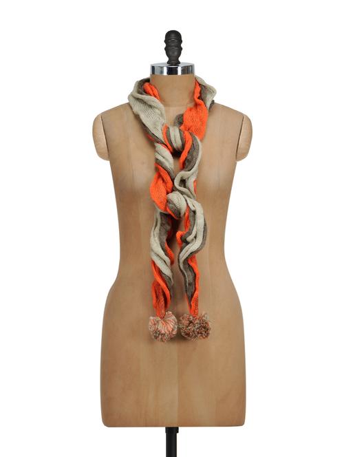 shaded woolen scarf - 848463 - Very Small Image - 1