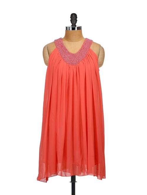 orange tunic dress - 848669 - Very Small Image - 1