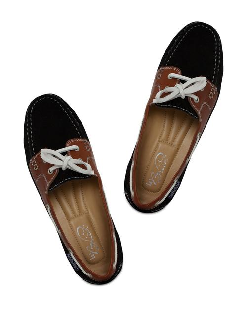 Black and Brown Lacy Loafers - 850882 - Very Small Image - 1