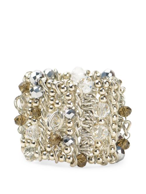 stunning silver stretchable cuff - 851090 - Very Small Image - 1