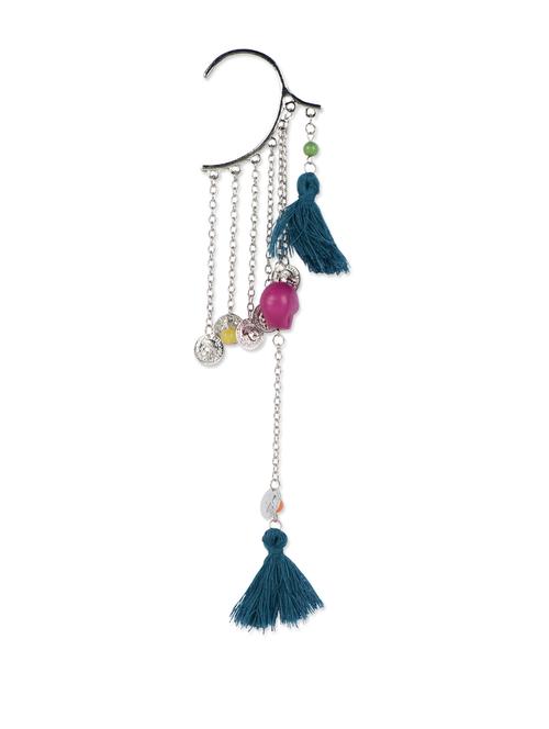 multi tasselled chain dangler ear cuff - 852581 - Very Small Image - 1