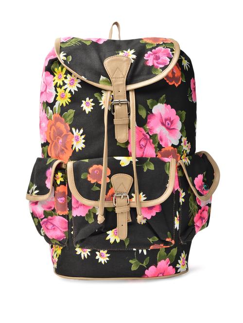 floral printed canvas bag - 853259 - Very Small Image - 1