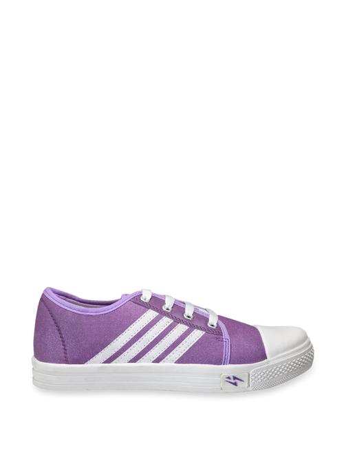 Purple Striped Canvas Shoes - 856192 - Very Small Image - 1