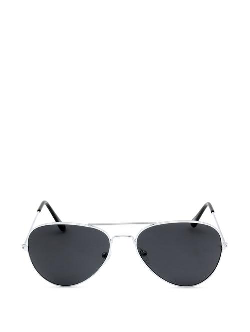 silver rimmed dark grey aviators - 858373 - Very Small Image - 1
