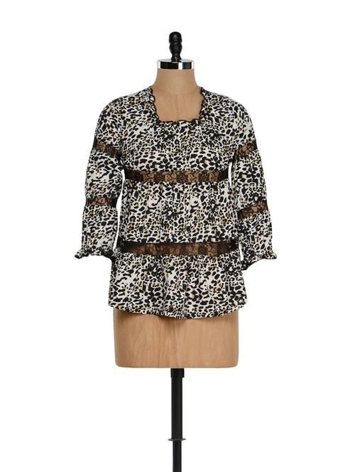 animal print net top - 859132 - Very Small Image - 1