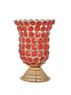 red stone tea light candle holder - 865810 - Very Small Image - 1