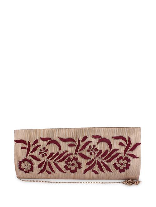 gold floral clutch - 866359 - Very Small Image - 1