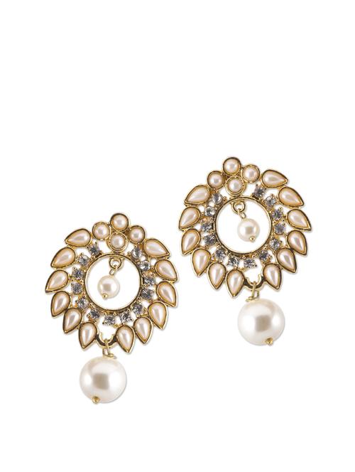 kundan earrings - 877 - Very Small Image - 1