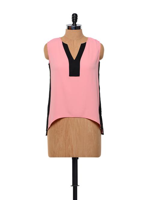 peach sorbet crãªpe top - 87713 - Very Small Image - 1