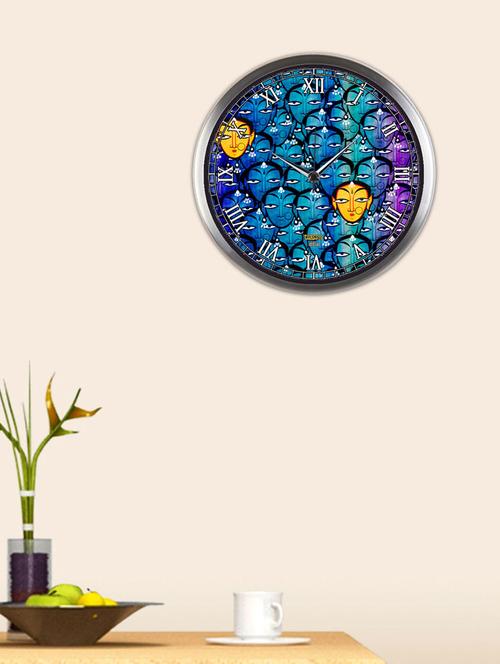 multi rural charm steel clock - 887366 - Very Small Image - 1