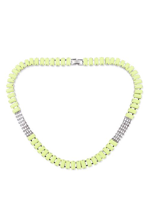 Light Green Necklace with Acrylic Beads - 89184 - Very Small Image - 1