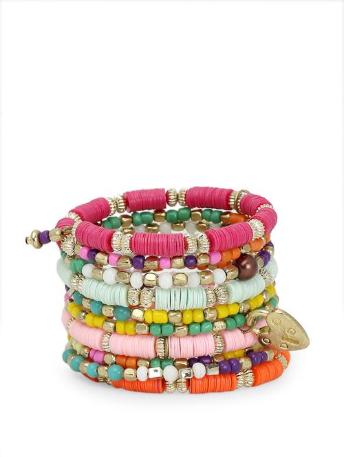 spiral bracelet in beautiful colours - 896757 - Very Small Image - 1