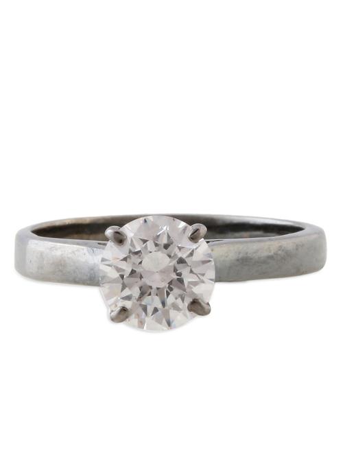 regal silver stone encrusted ring - 898006 - Very Small Image - 1