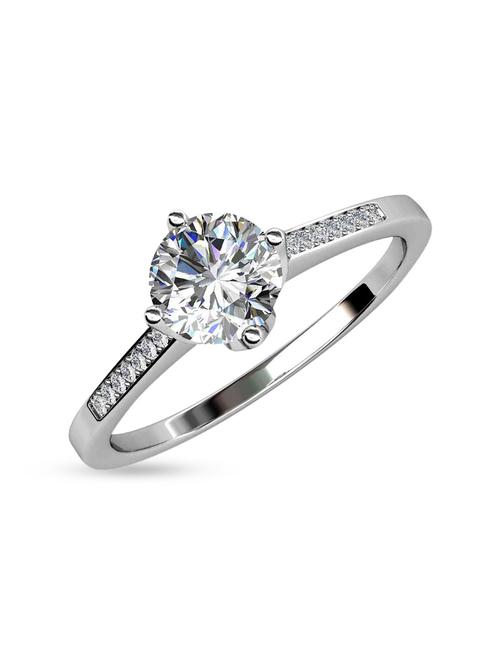 elegant sterling silver studded ring - 898009 - Very Small Image - 1