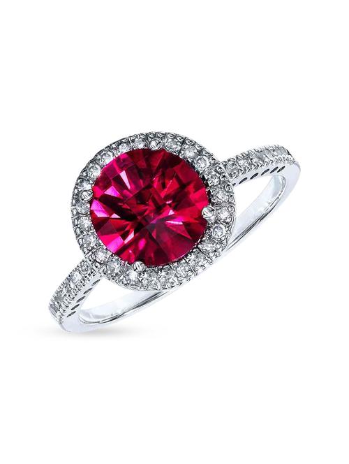 ruby red diamante majestic ring - 898010 - Very Small Image - 1